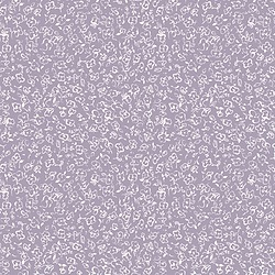 Purple/Ivory - Floral Doodle